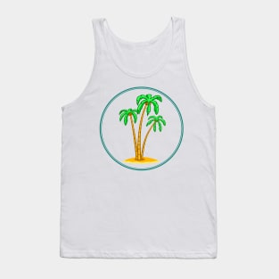 Palms on islet Tank Top